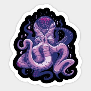 Trippy Octopus Sticker